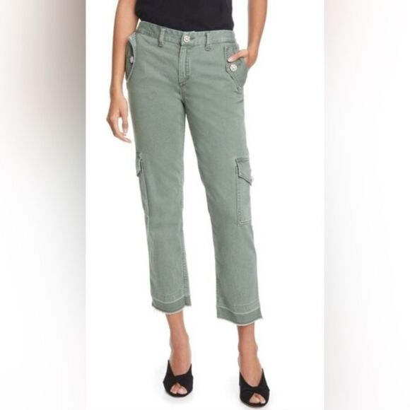 Le Superbe Bond Girl Cargo Pants with crystal button’s. 8 - Picture 2 of 10